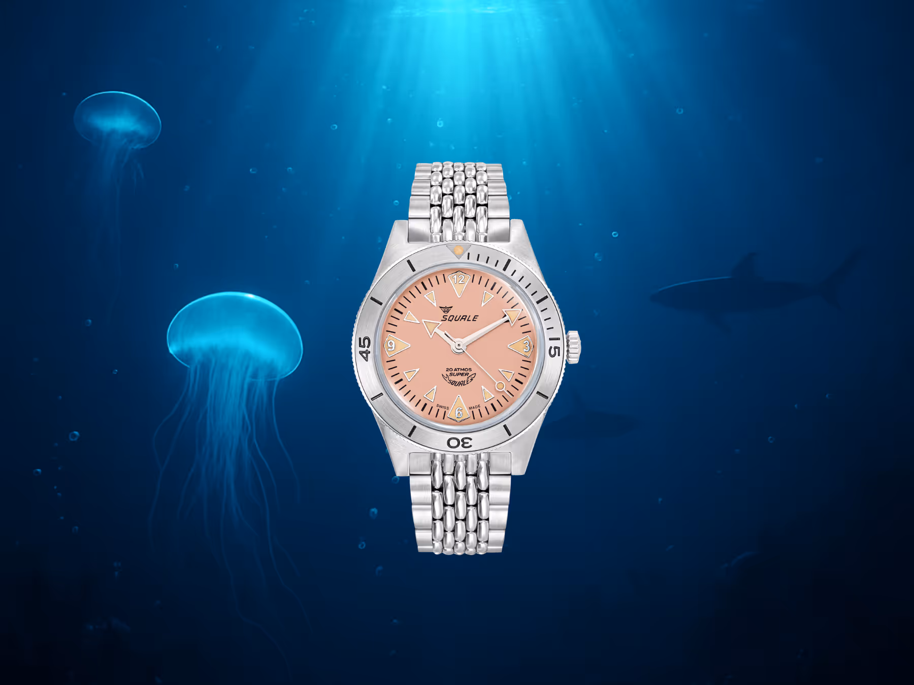 super squale salmon x orologeria majer
